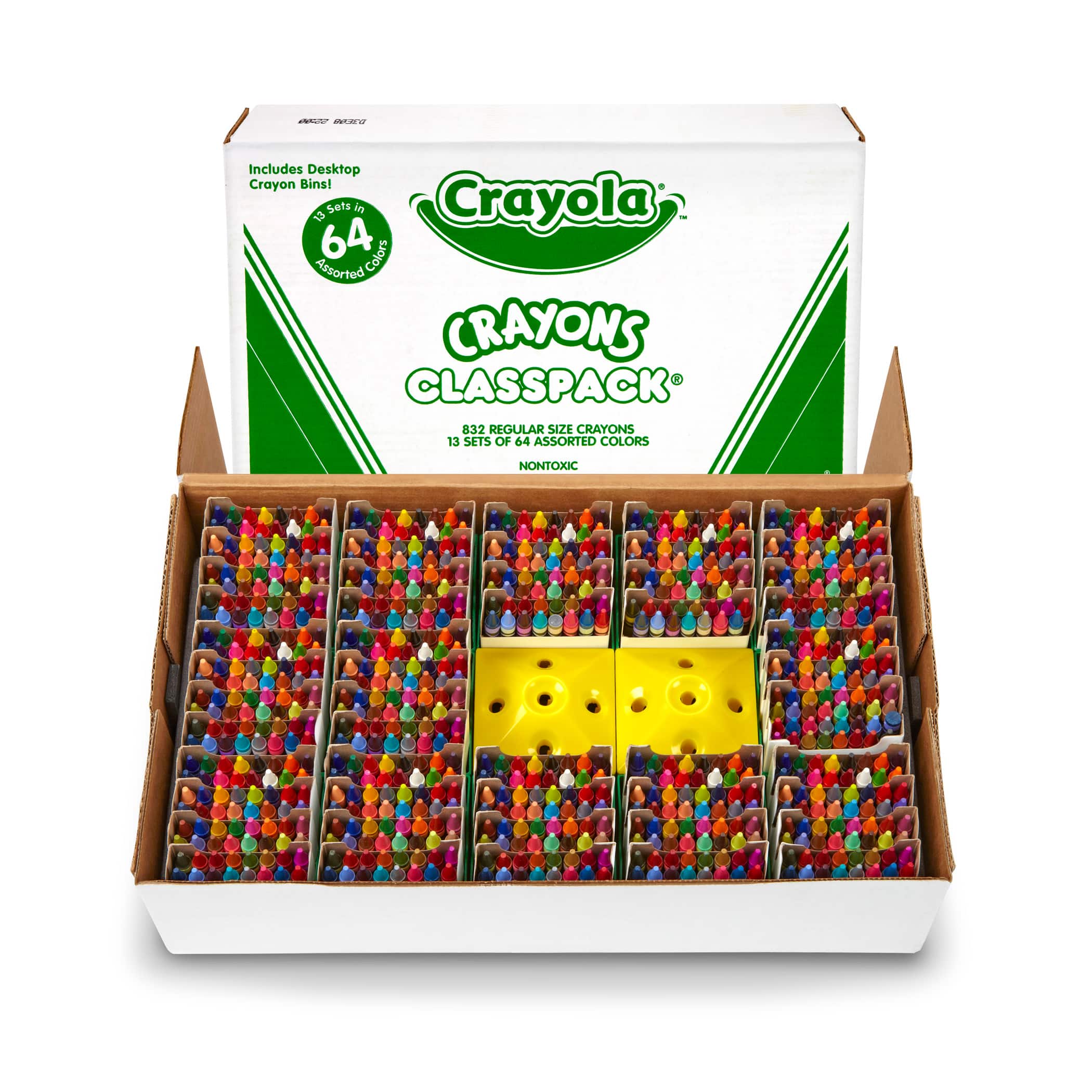 6 Packs: 832 ct. (4,992 total) Crayola&#xAE; 64 Color Crayon Classpack&#xAE;