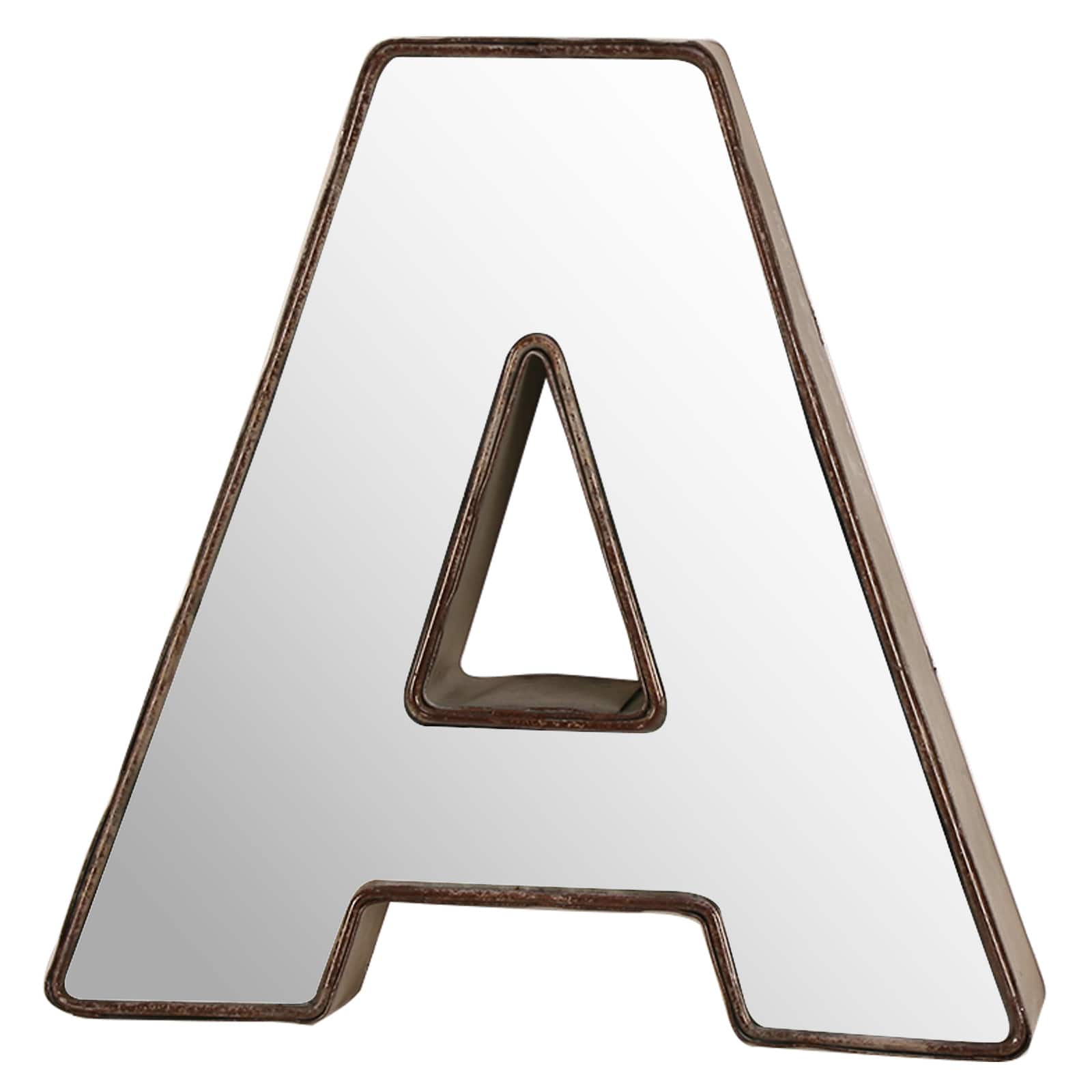 Make Market&#x2122; 3D Metal With Mirror Front Letter, 9&#x22;