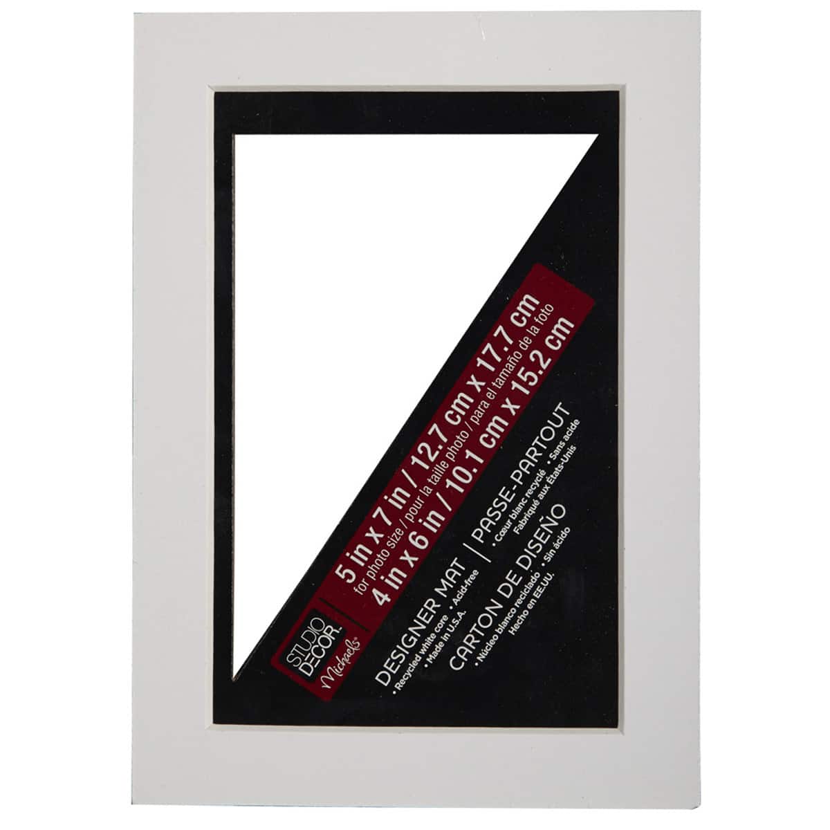 5" x 7" Mat By Studio Décor®, 4" x 6" Opening