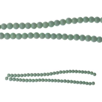 Bead Gallery® Round Glass Beads, Mint image
