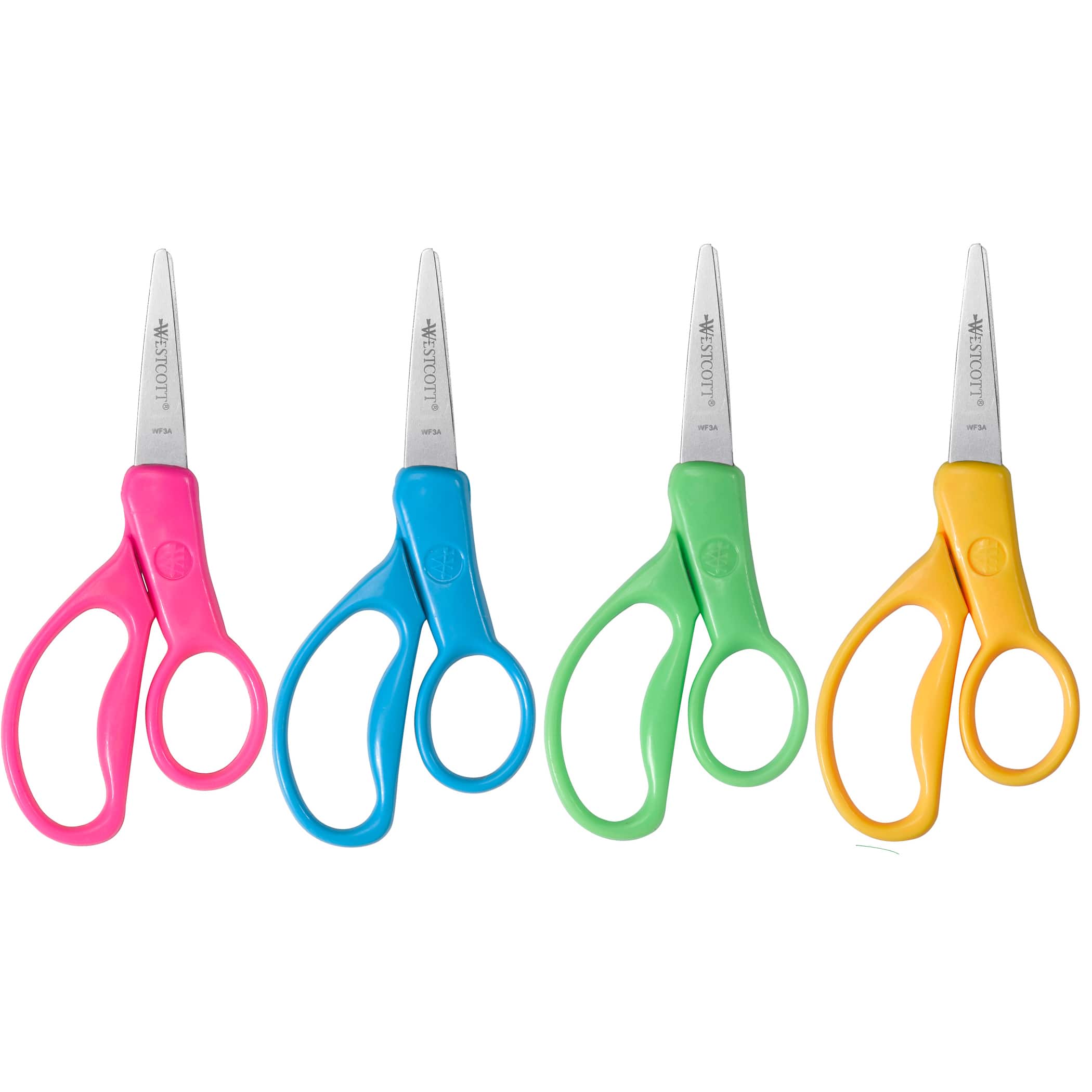 Kids Scissors 12 Count Pointed Kids Scissors right and left-handed scissors  variety colors scissors for school kids Kid Scissors, Craft Scissors