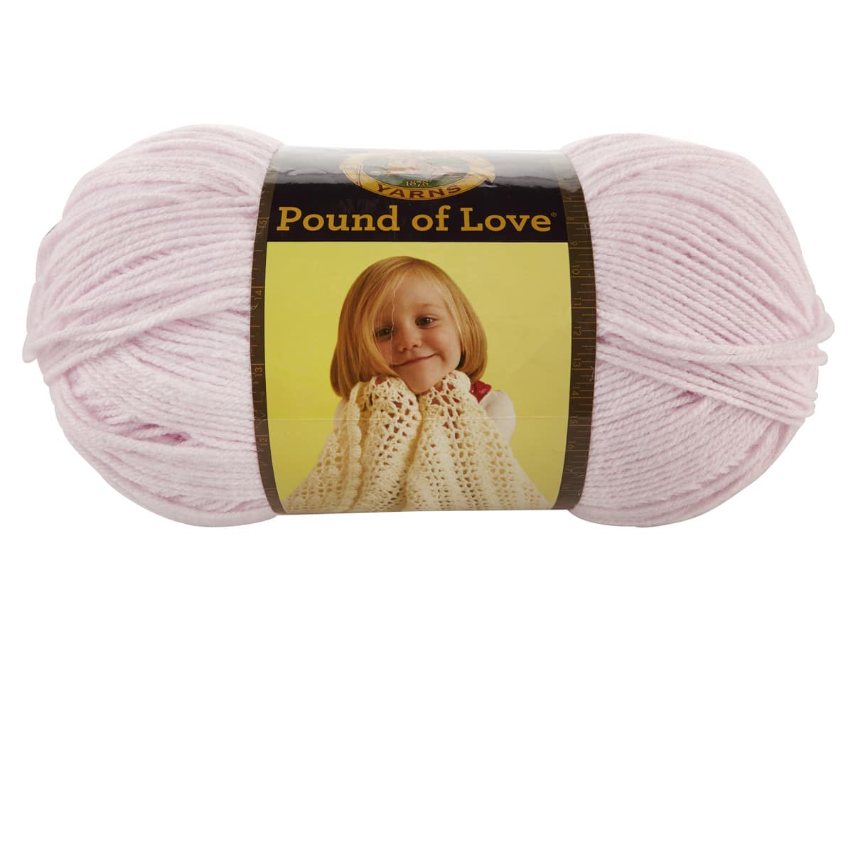 Lion Brand Pound of Love Yarn in Antique White | 16 oz