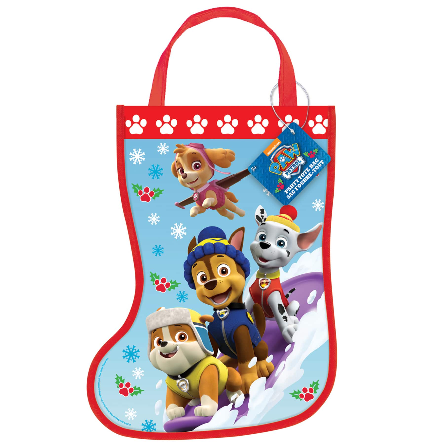 Details about   New Paw Patrol Santa Blue Christmas Holiday Stocking 16" Chase & Marshall 