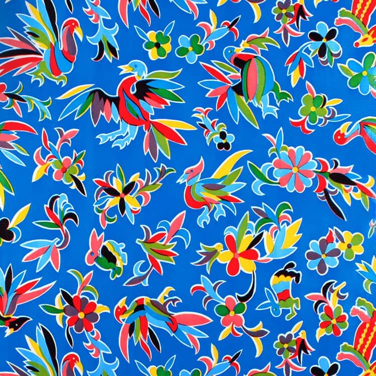 Royal Blue Aztec Oilcloth | Utility Fabric | Michaels