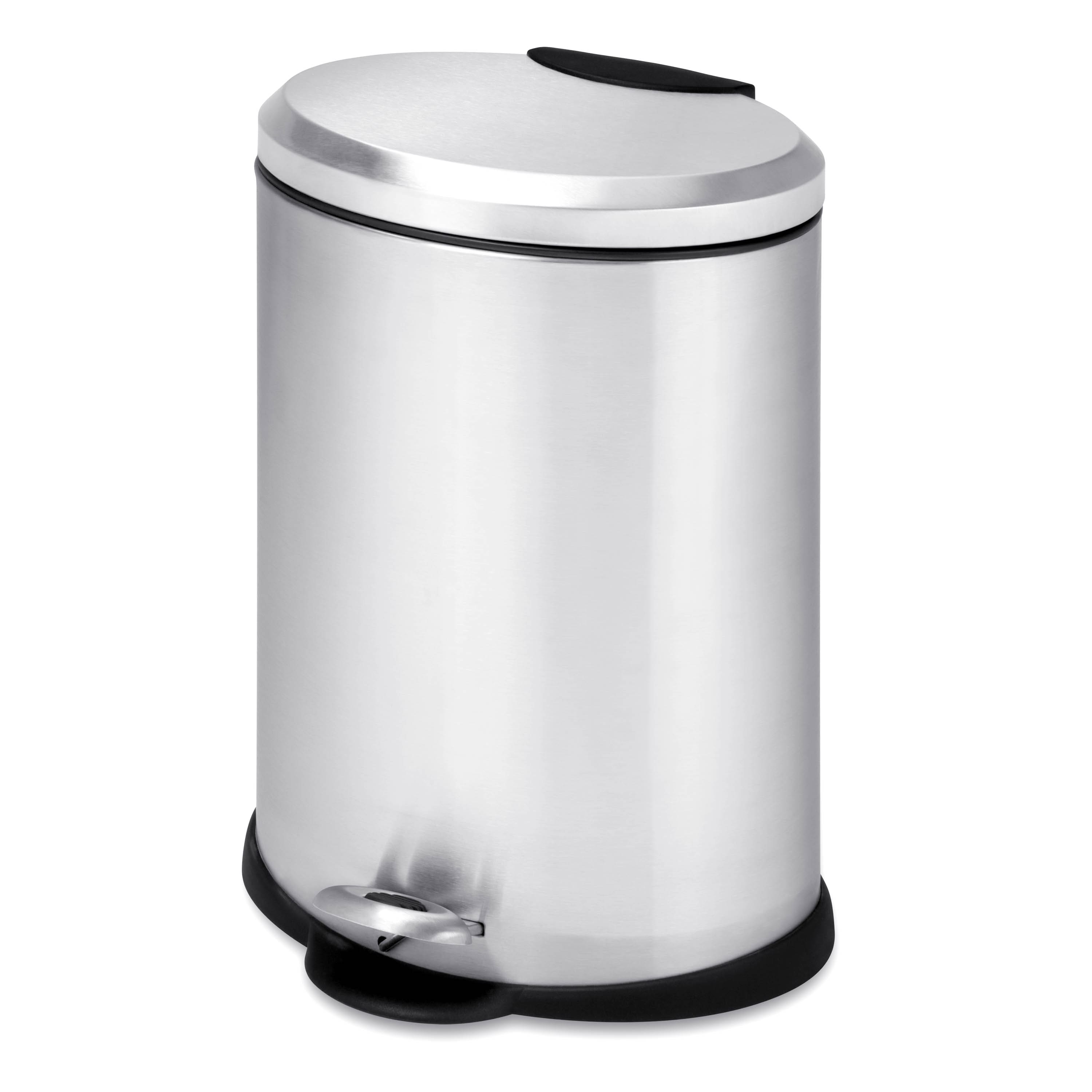 Honey Can Do Stainless Steel 12L Oval Step Can
