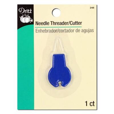 Needle Threader with Cutter