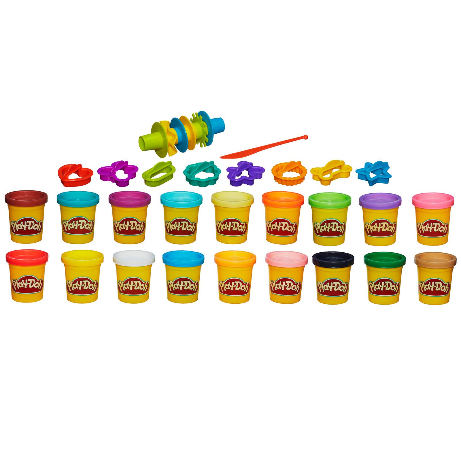 learn colors with 8 color play doh