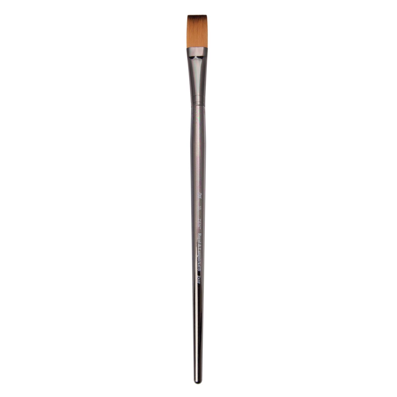 12 Pack: Zen™ Series 43 Long Handle Flat Brush