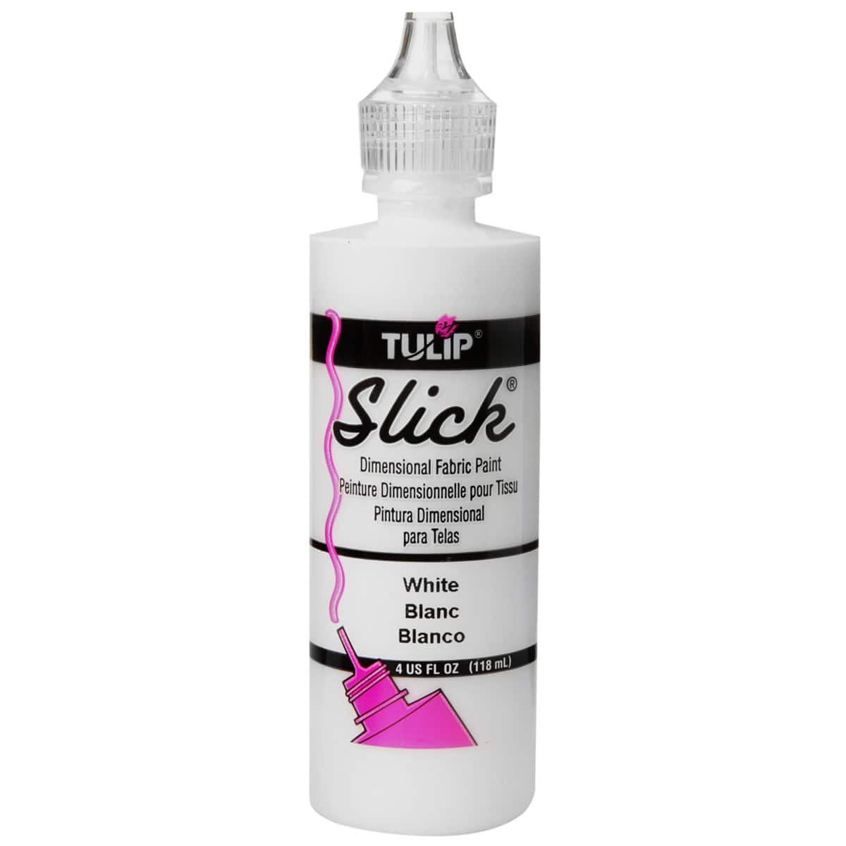 Tulip Dimensional Fabric Paint 4oz Glitter - Red
