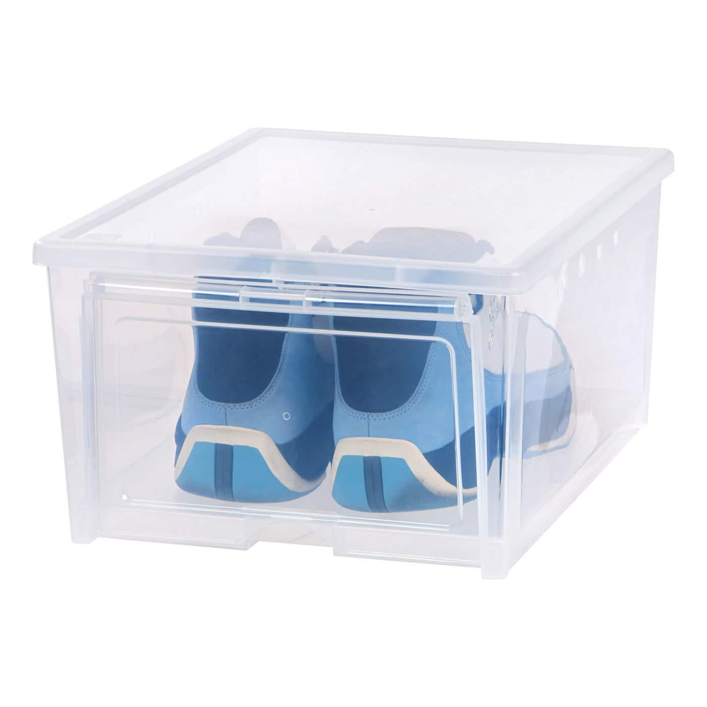 Iris® Clear Easy Access Men's Shoe Box 