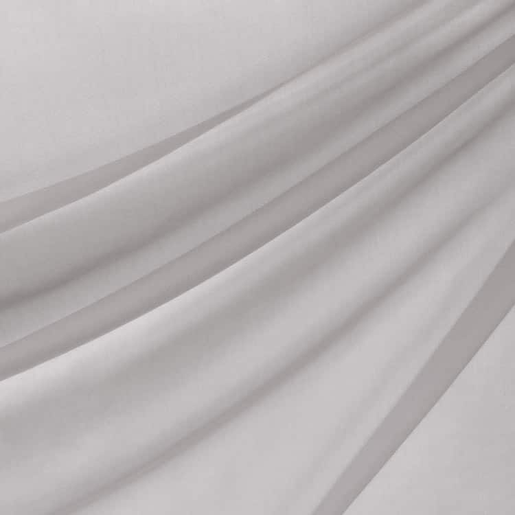 118 Inch Silver Voile