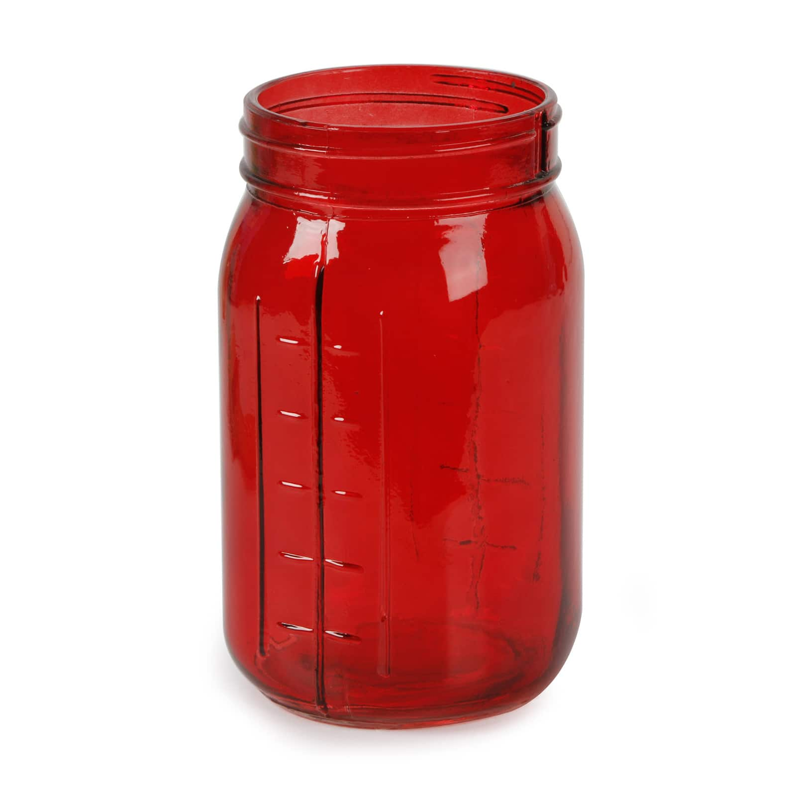 Mason Jar Decorations Red Transparent