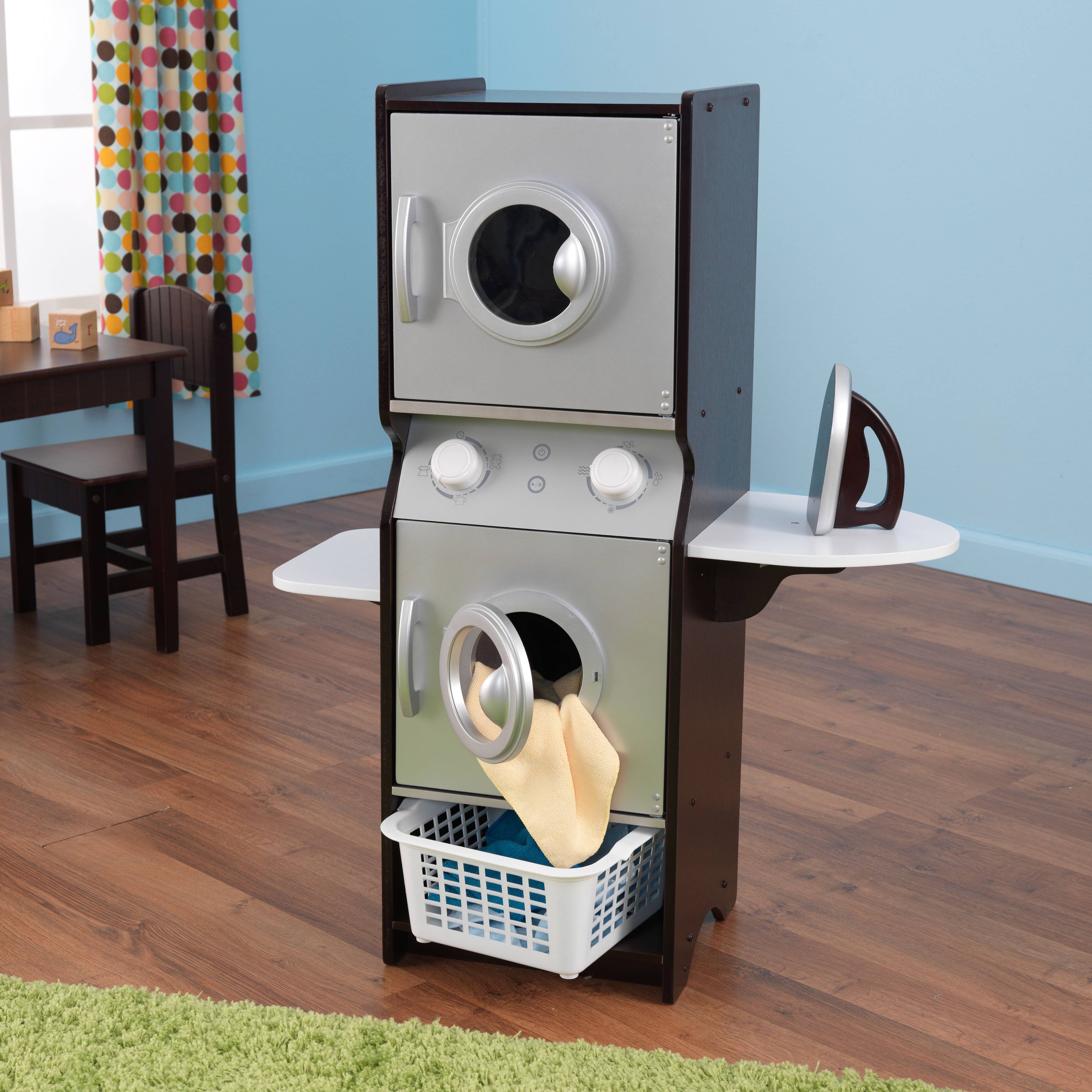 KidKraft Espresso Laundry Play Set