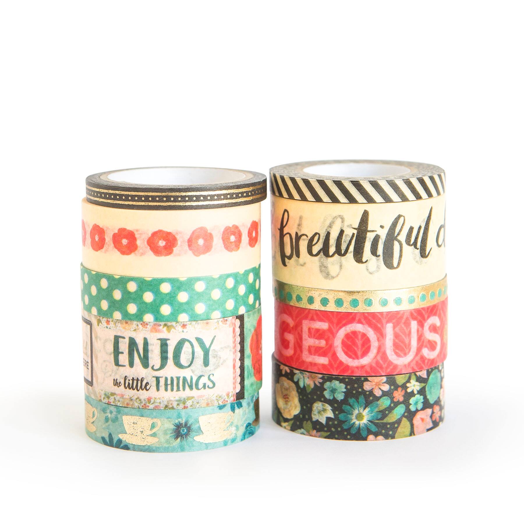 Buy the Blooming Floral Washi Tape Tube By Craft Smart™ at Michaels