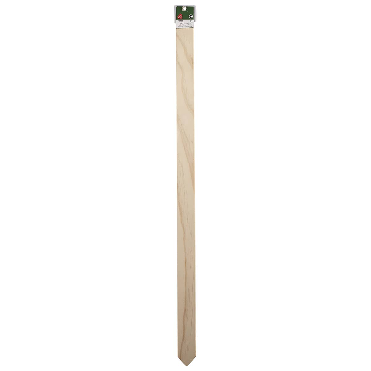 24" Unfinished Pine Wood Stake by Make Market®