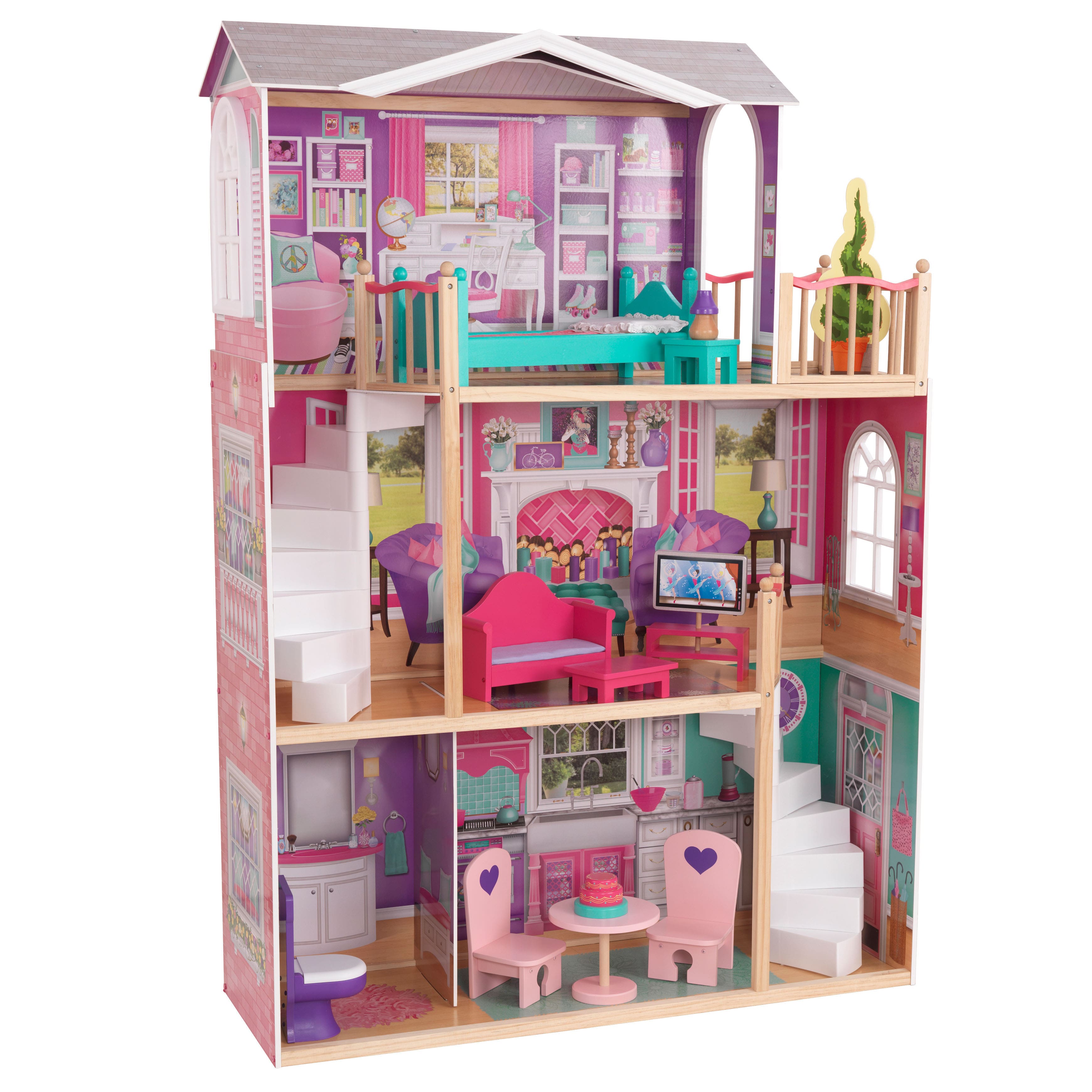 KidKraft Elegant 18 Doll Manor with Furniture Michaels