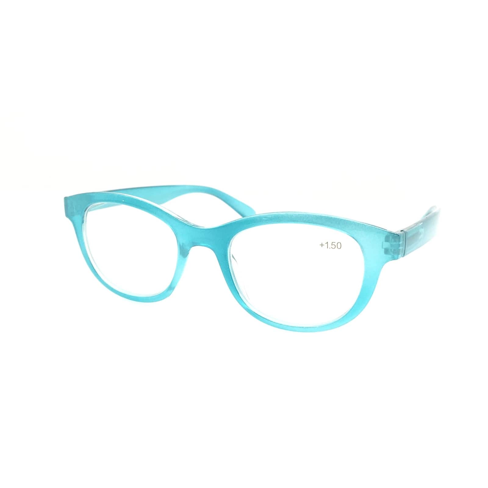 Buy the Trend Readers™ Turquoise Metallic Reading Glasses By Loops ...