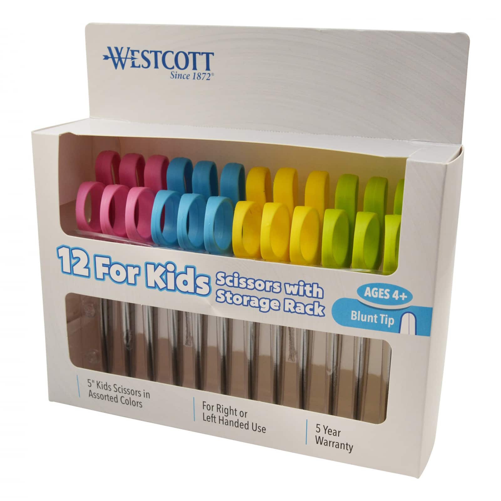 Westcott&#xAE; 5&#x201D; Blunt Scissors Classpack, 12 Pack
