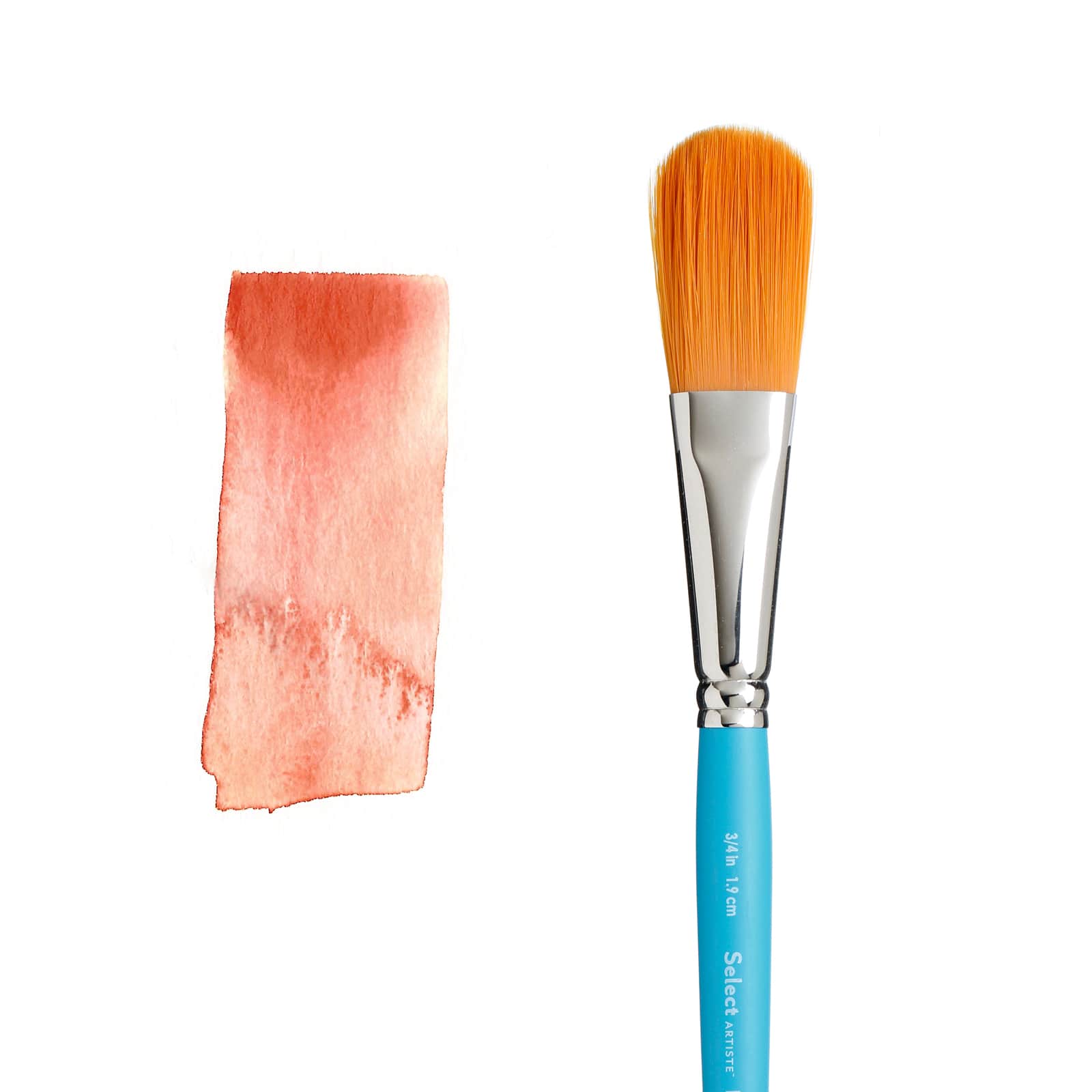 Princeton™ Select™ Artiste Series 3750 3/4" Short Handle Oval Wash Brush