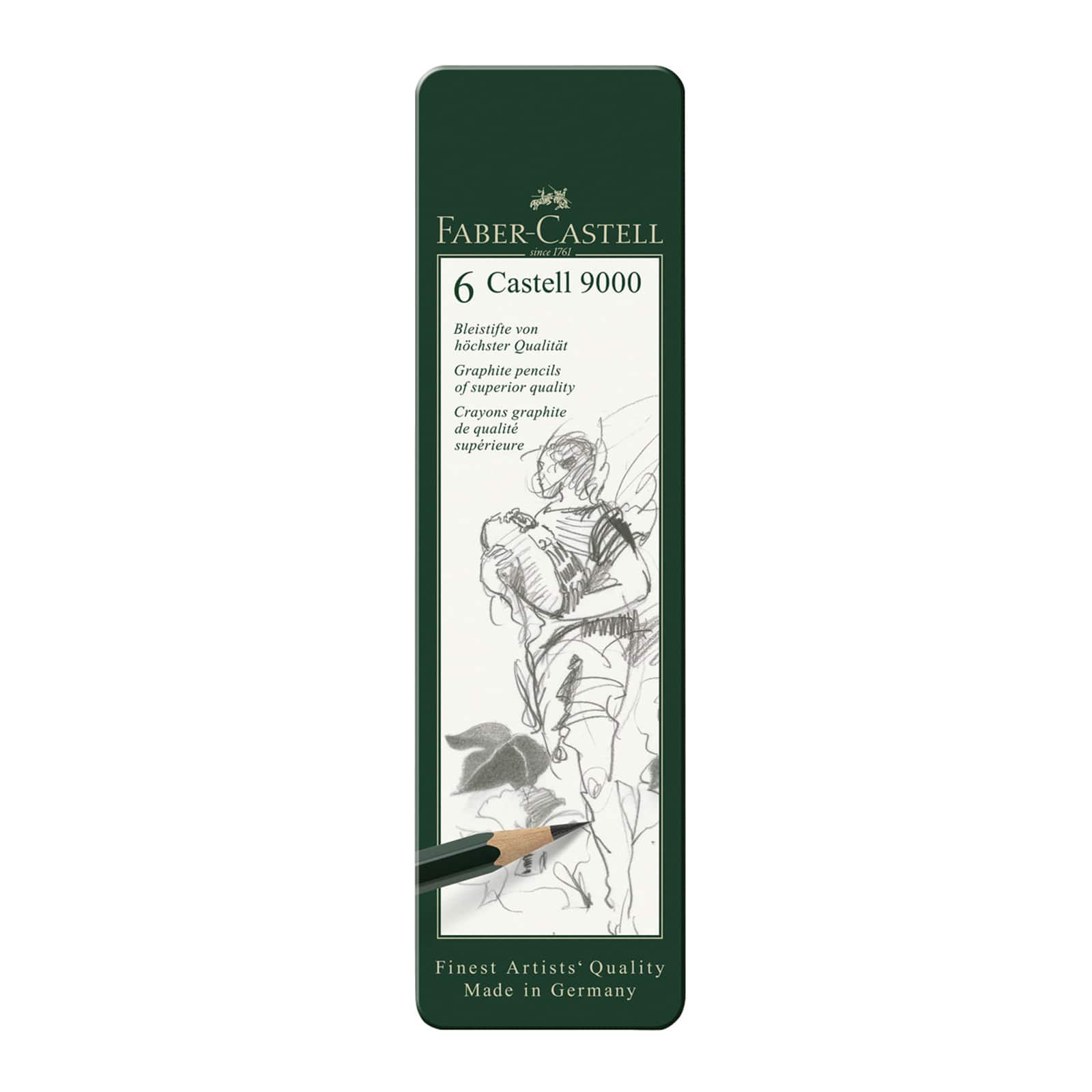10 Packs: 6 ct. (60 total) Faber-Castell® 9000 Graphite Pencil Tin Set