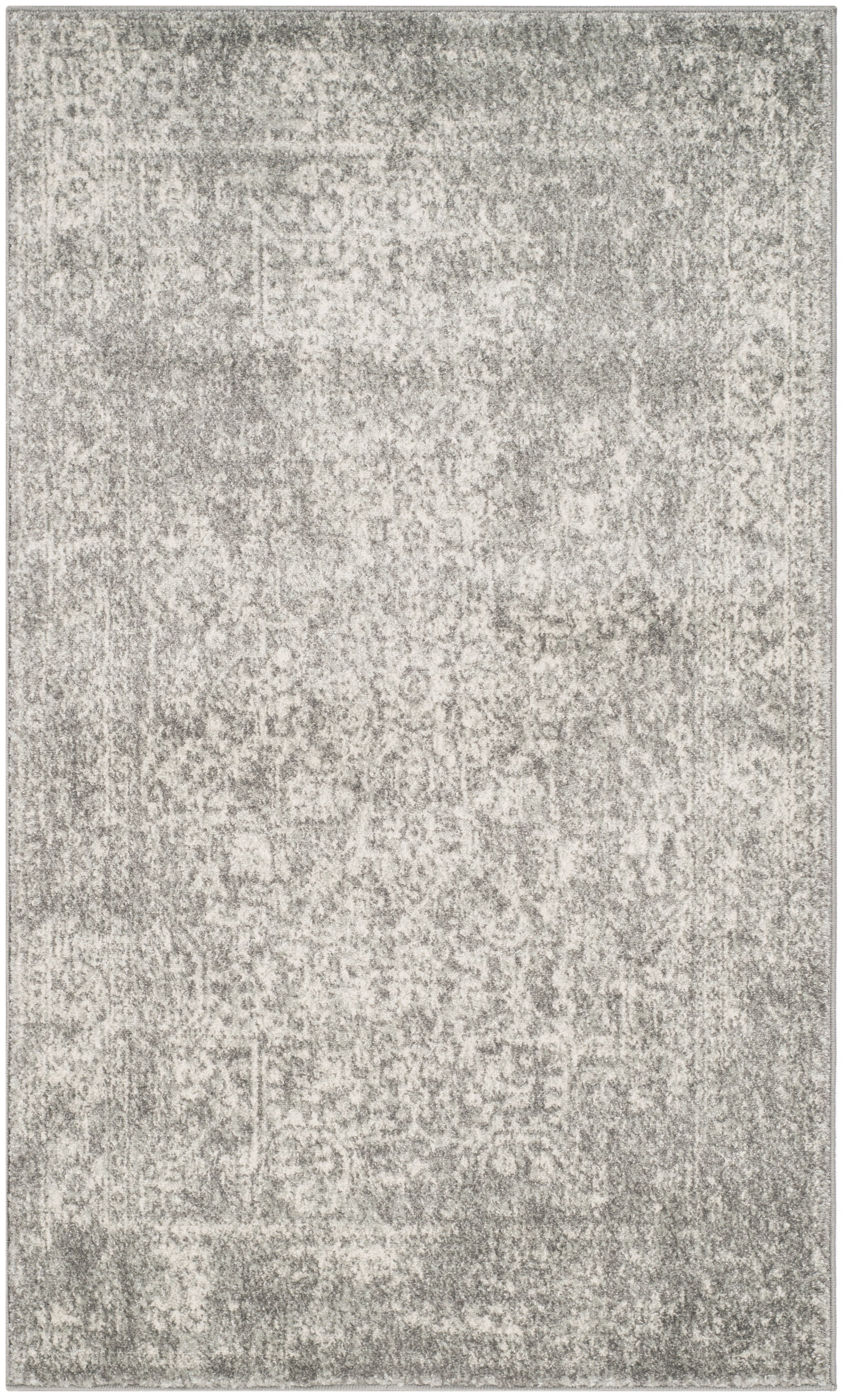 Evoke Distressed Border 3' X 5' Area Rug