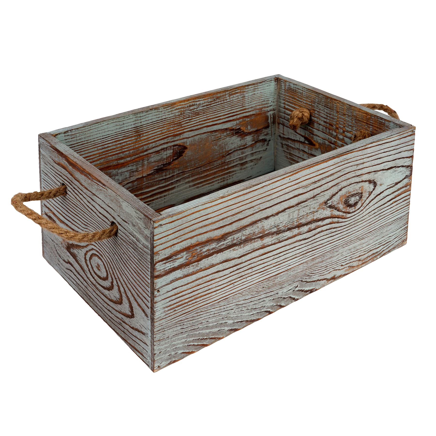 wooden box with handle