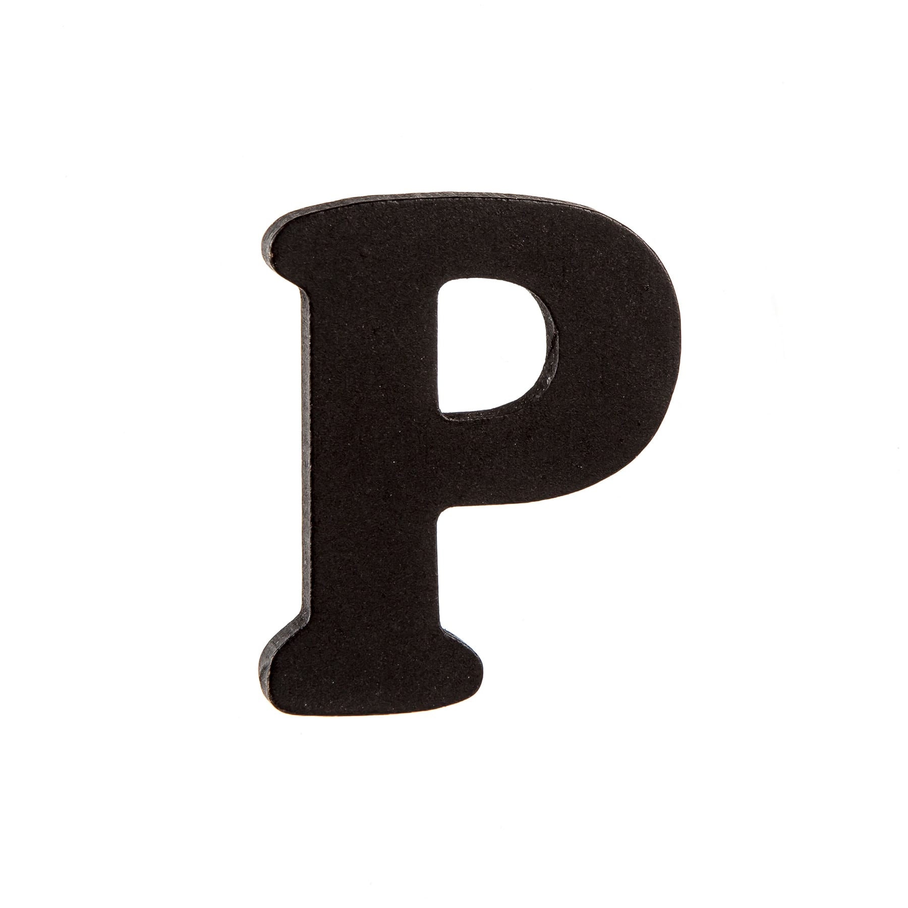 12 Pack: 2.5" Black MDF Whimsy Letter by Make Market®