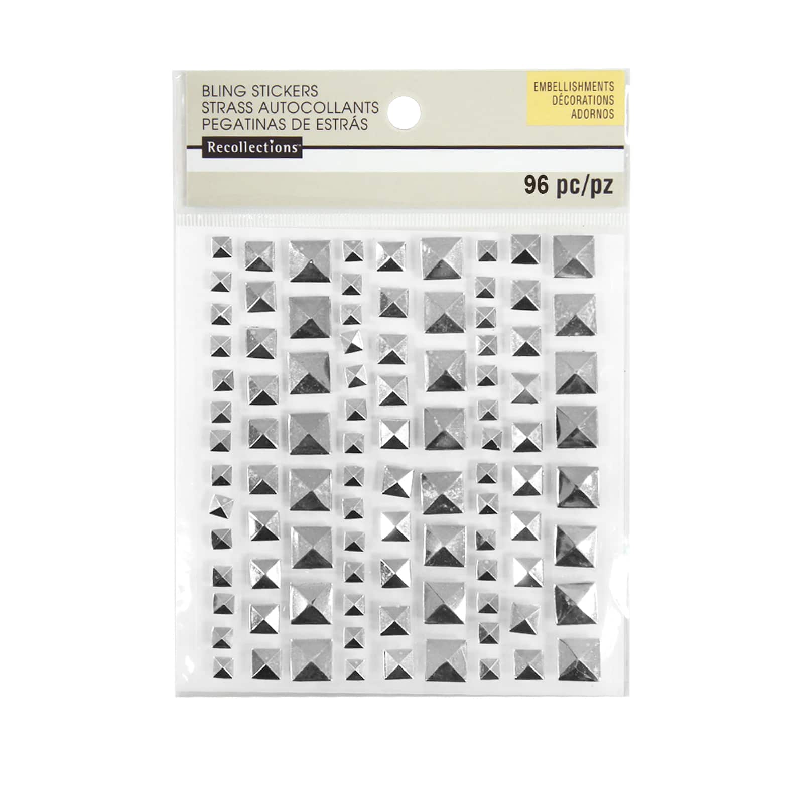 Silver Square Studs By Recollections&#x2122;