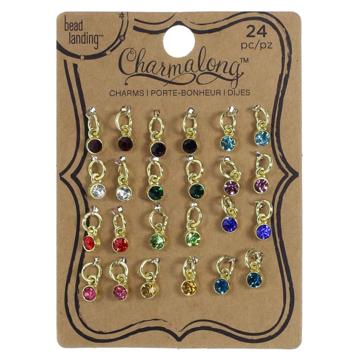Charmalong&#x2122; Mini Crystal Charms by Bead Landing&#x2122;