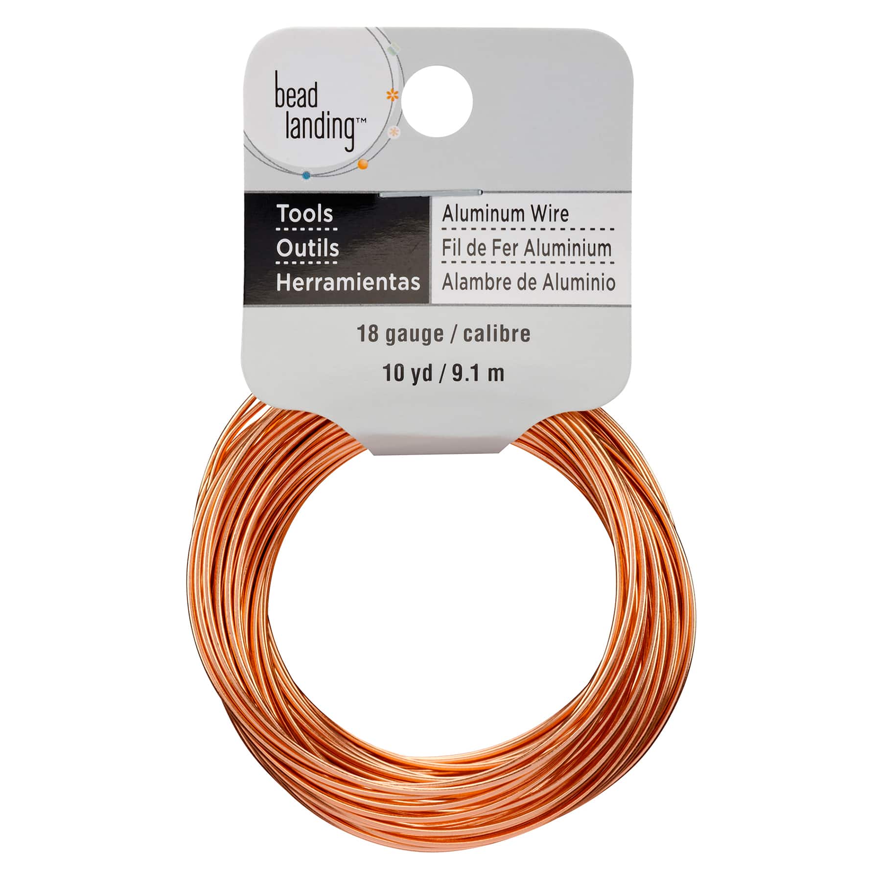 12 Pack: 18 Gauge Rose Gold Aluminum Wire by Bead Landing™