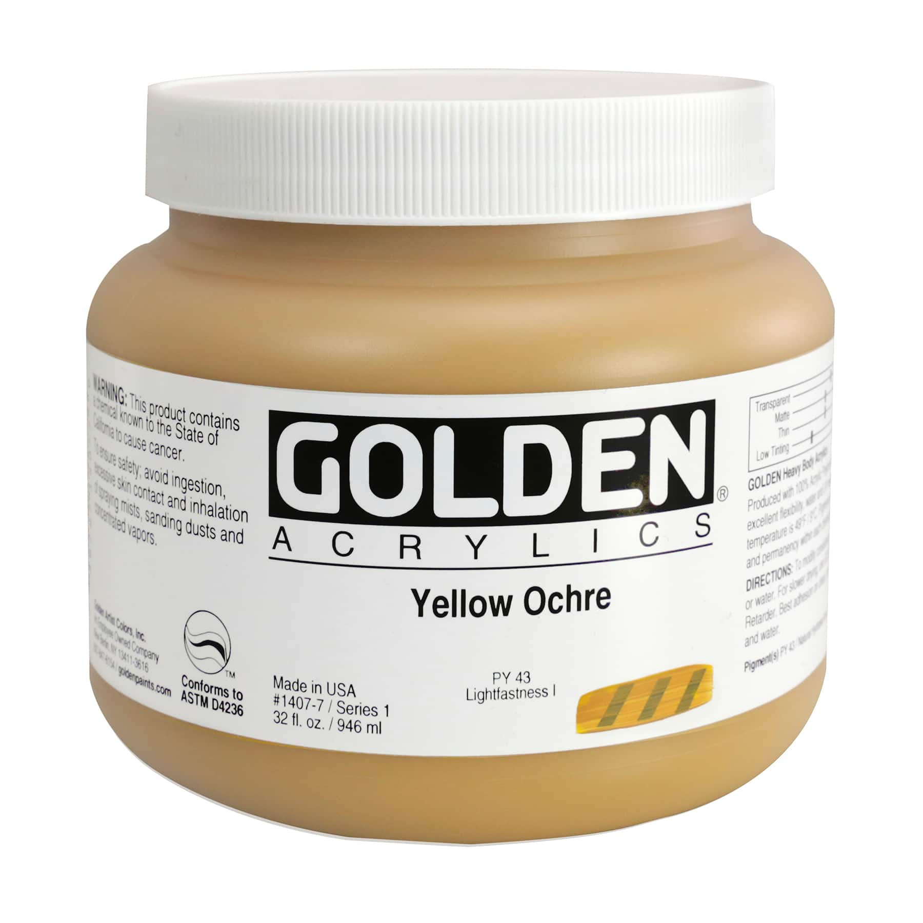 Golden® Heavy Body Acrylic Paint, 32oz.