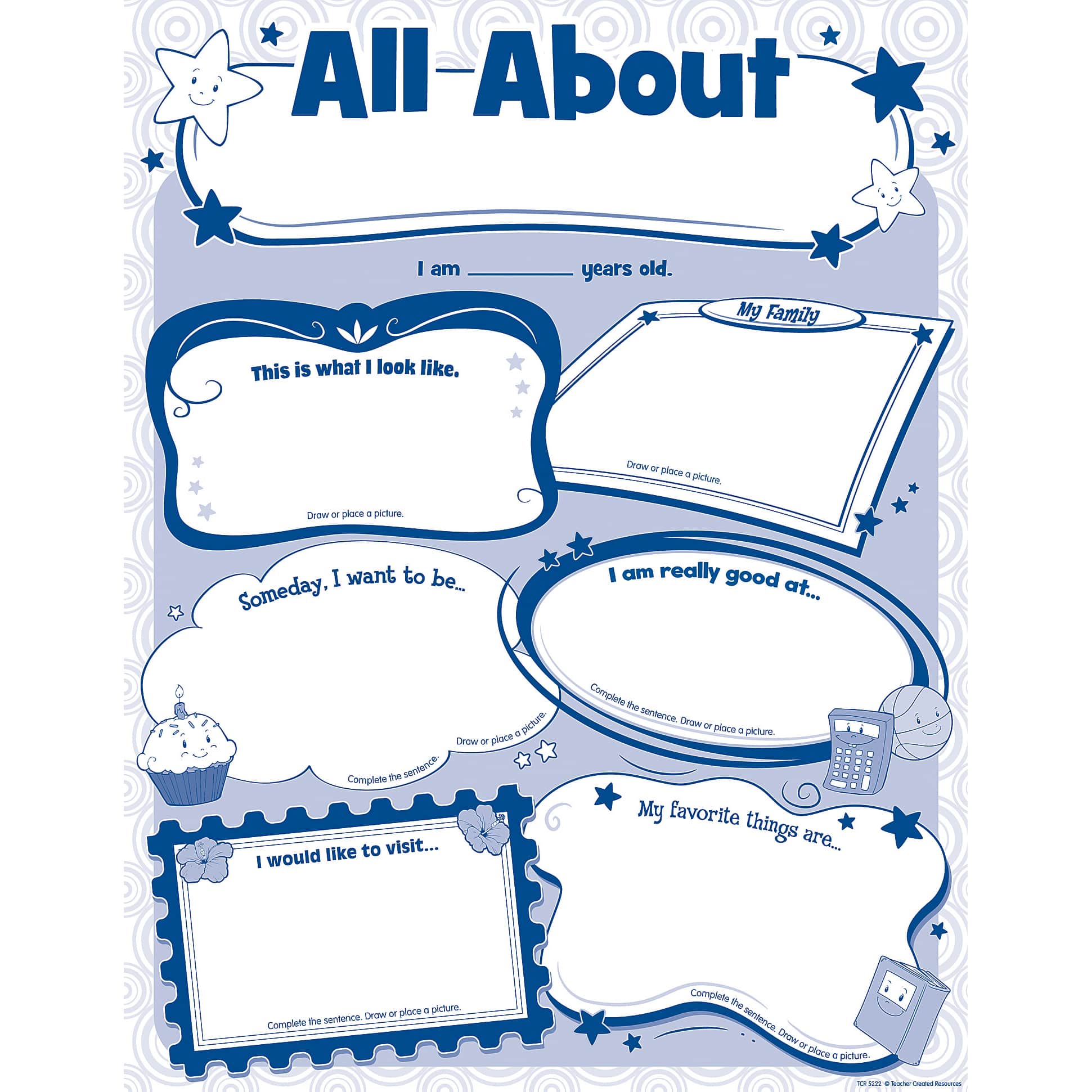 Teacher Created Resources VA: All About Me Poster Pack