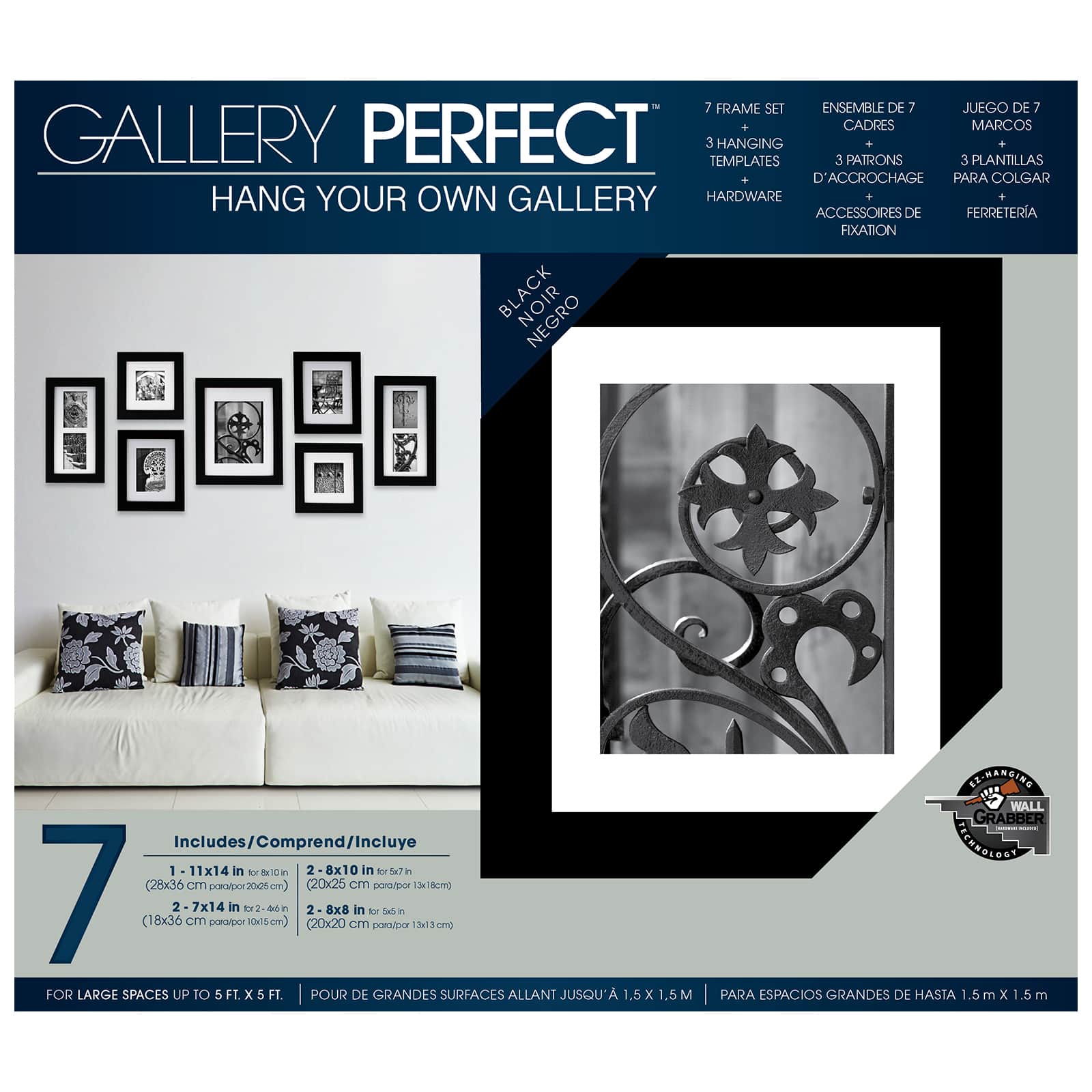 Shop For The Gallery Perfect C Hang Your Own Gallery C Frame Kit Black At Michaels