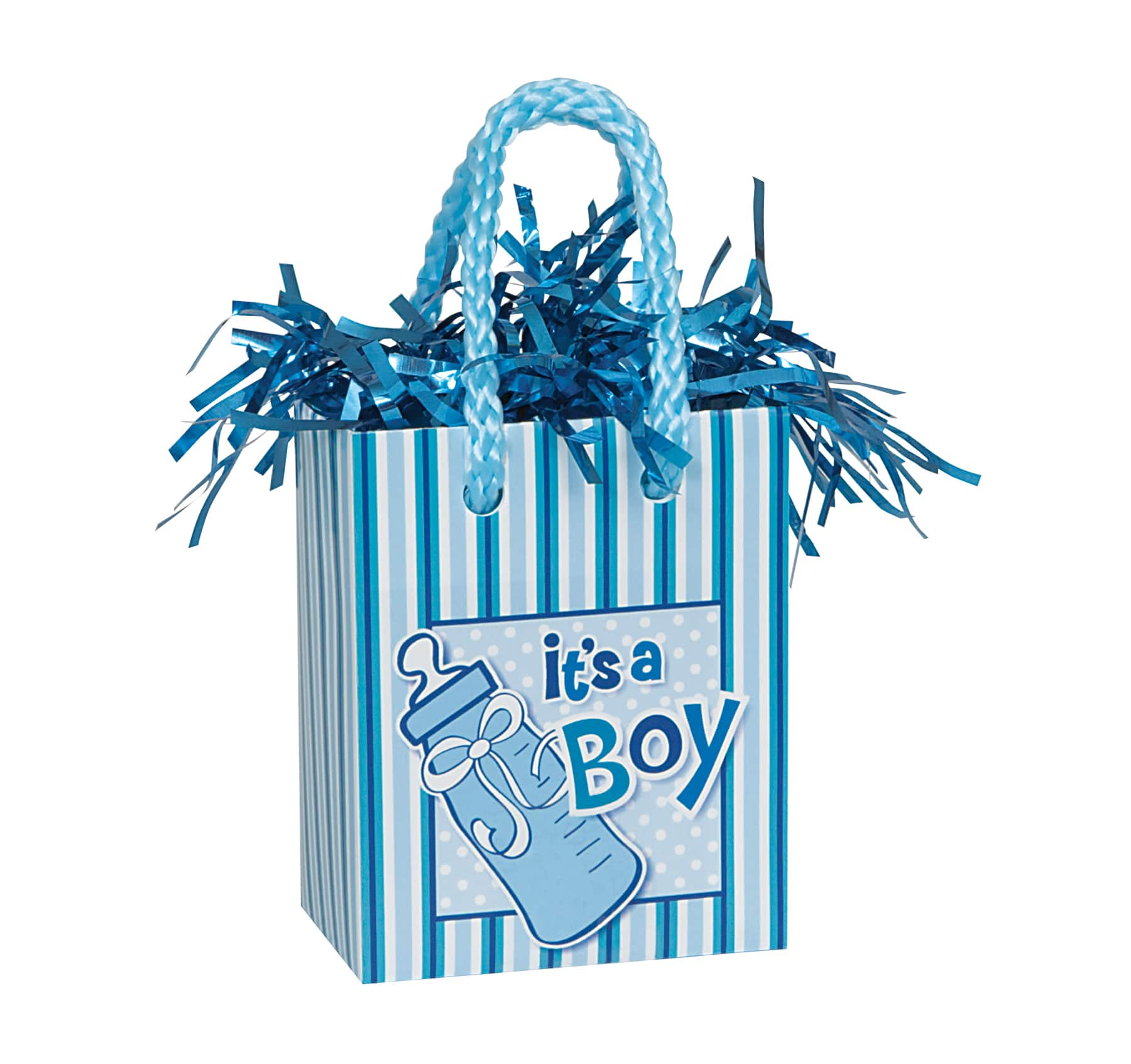 Blue Bottle It S A Boy Baby Shower Balloon Weight Baby Shower