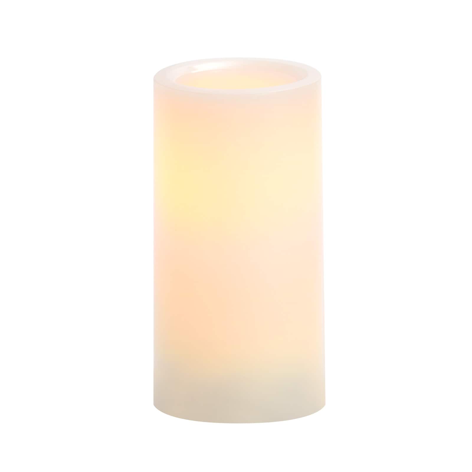 12 Pack: 3" x 6" White LED Pillar Candle by Ashland®
