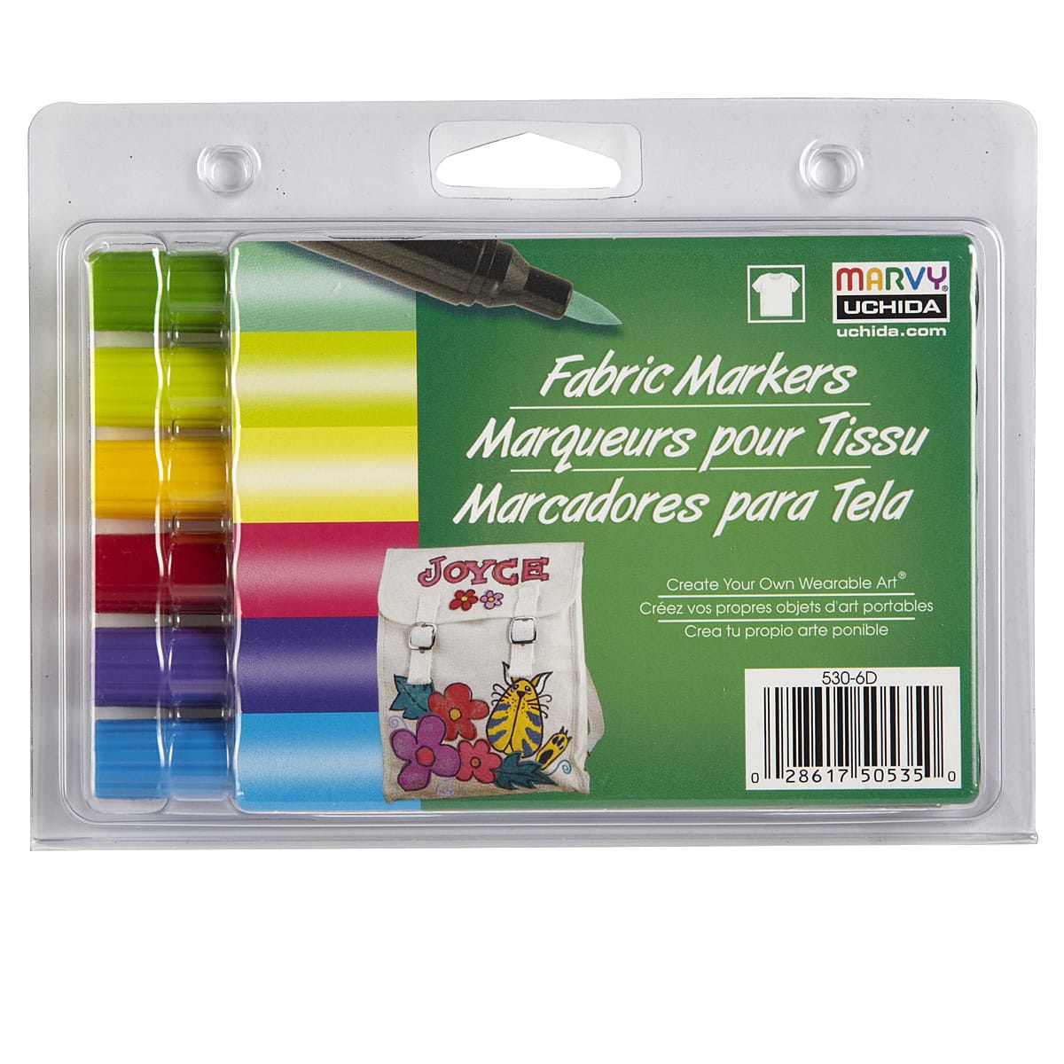 Marvy® Uchida Brush Point Fabric Markers