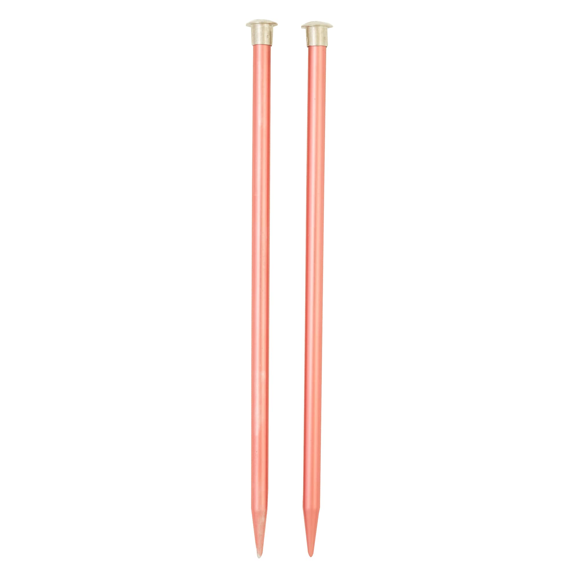 10&#x22; Anodized Aluminum Knitting Needles by Loops &#x26; Threads&#xAE;