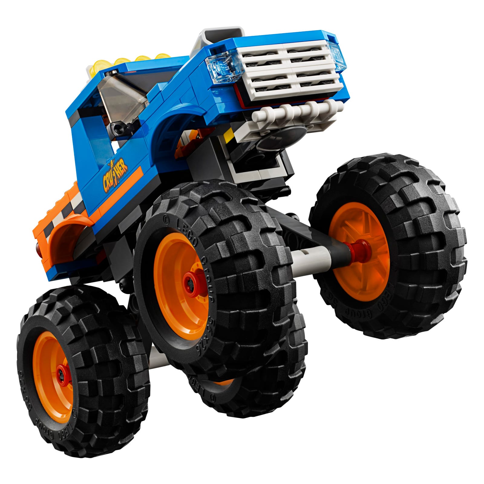 lego monster truck crusher