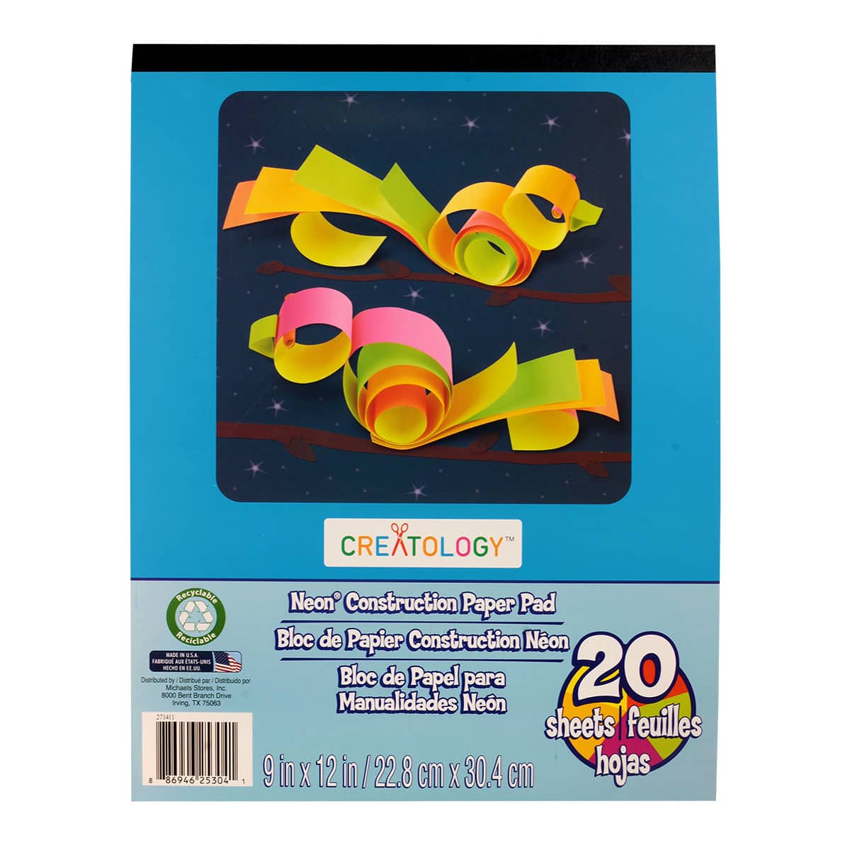 Creatology™ Neon Construction Paper Pad
