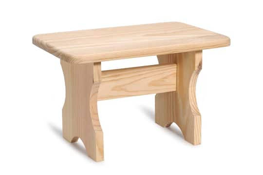 Unfinished Pinewood Stool Unfinished Pinewood Stool
