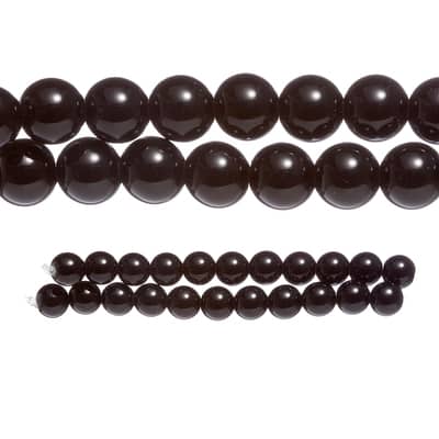 10mm Round Black Jasper Beads By Bead Landing™