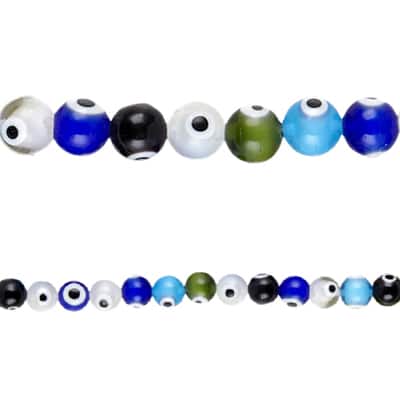 Bead Gallery® Glass Eye Beads, Multicolored image