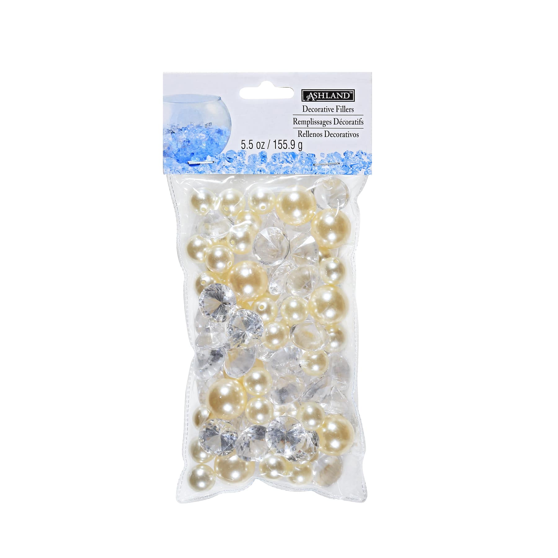 Pearls Crystals Decorative Fillers By Ashland