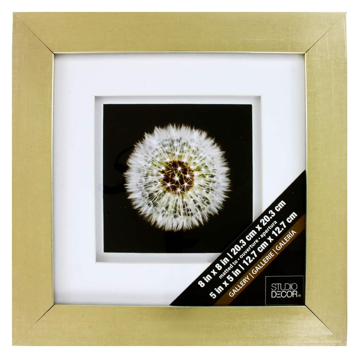 8 Pack: Champagne Gallery Frame with Double Mat by Studio Décor®