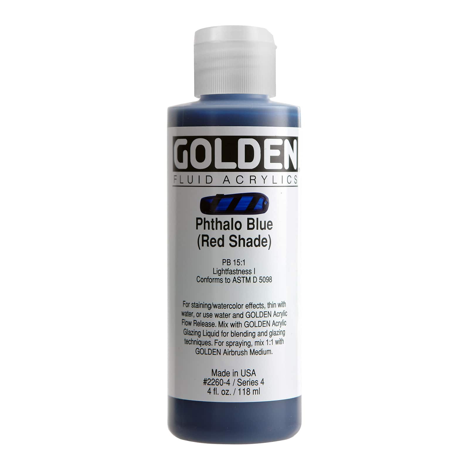 Golden Fluid Acrylics, 4 oz Paint in Phthalo Blue Red Shade - D022075S - Art and Craft Paint Find the Golden Fluid Acrylics, 4oz. at Michaels.  sku D022075S