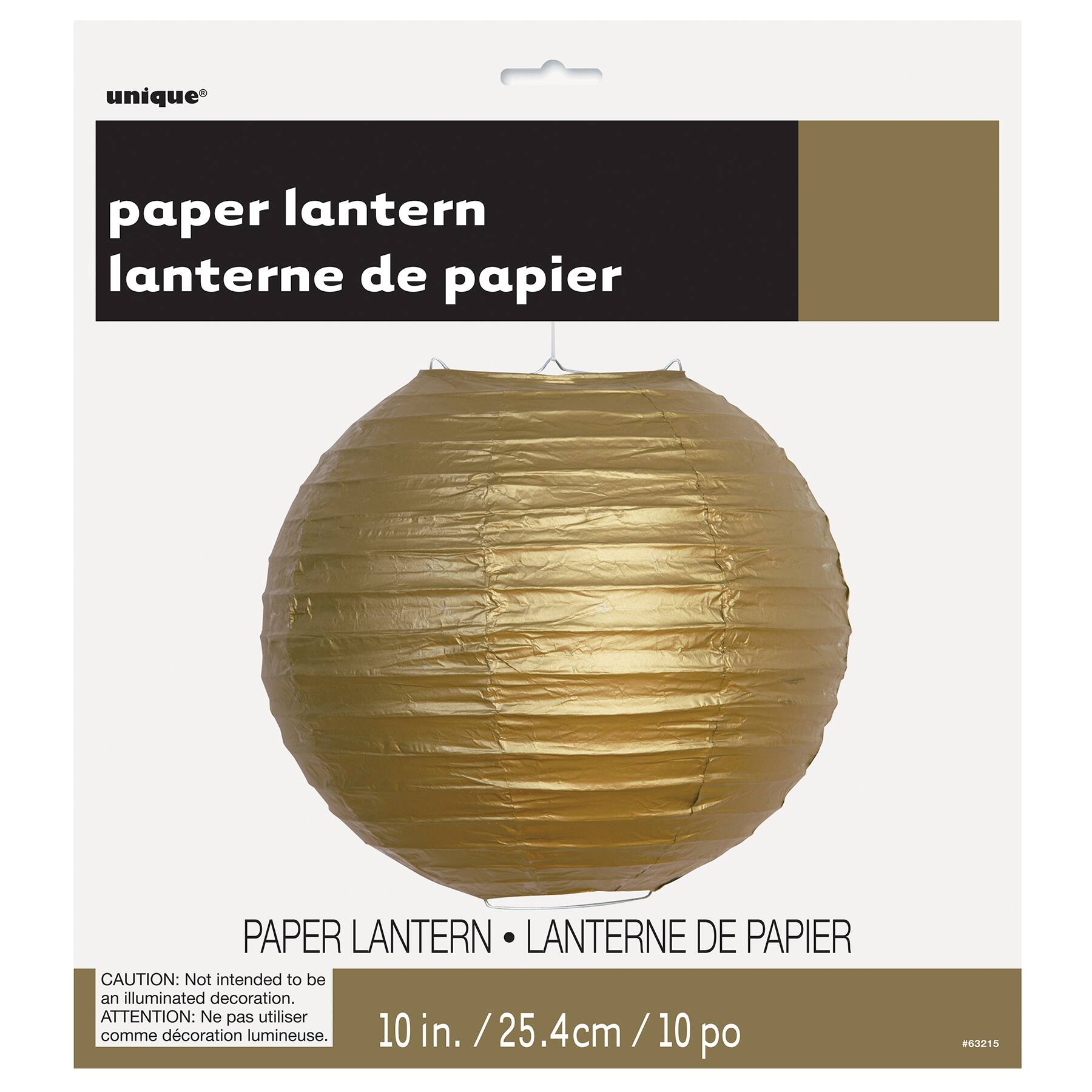 Round Gold Paper Lantern Gold Party Decorations