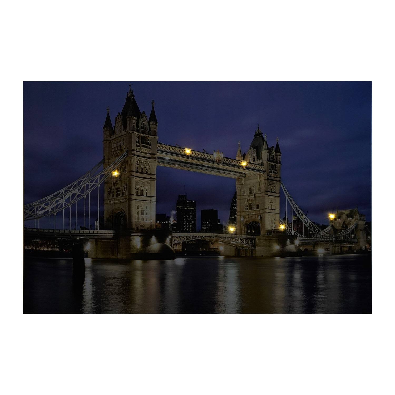 LED Lighted London Bridge Wall Art