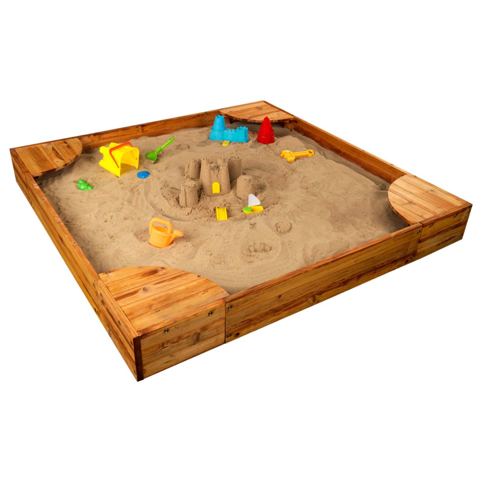 KidKraft Backyard Sandbox, Honey