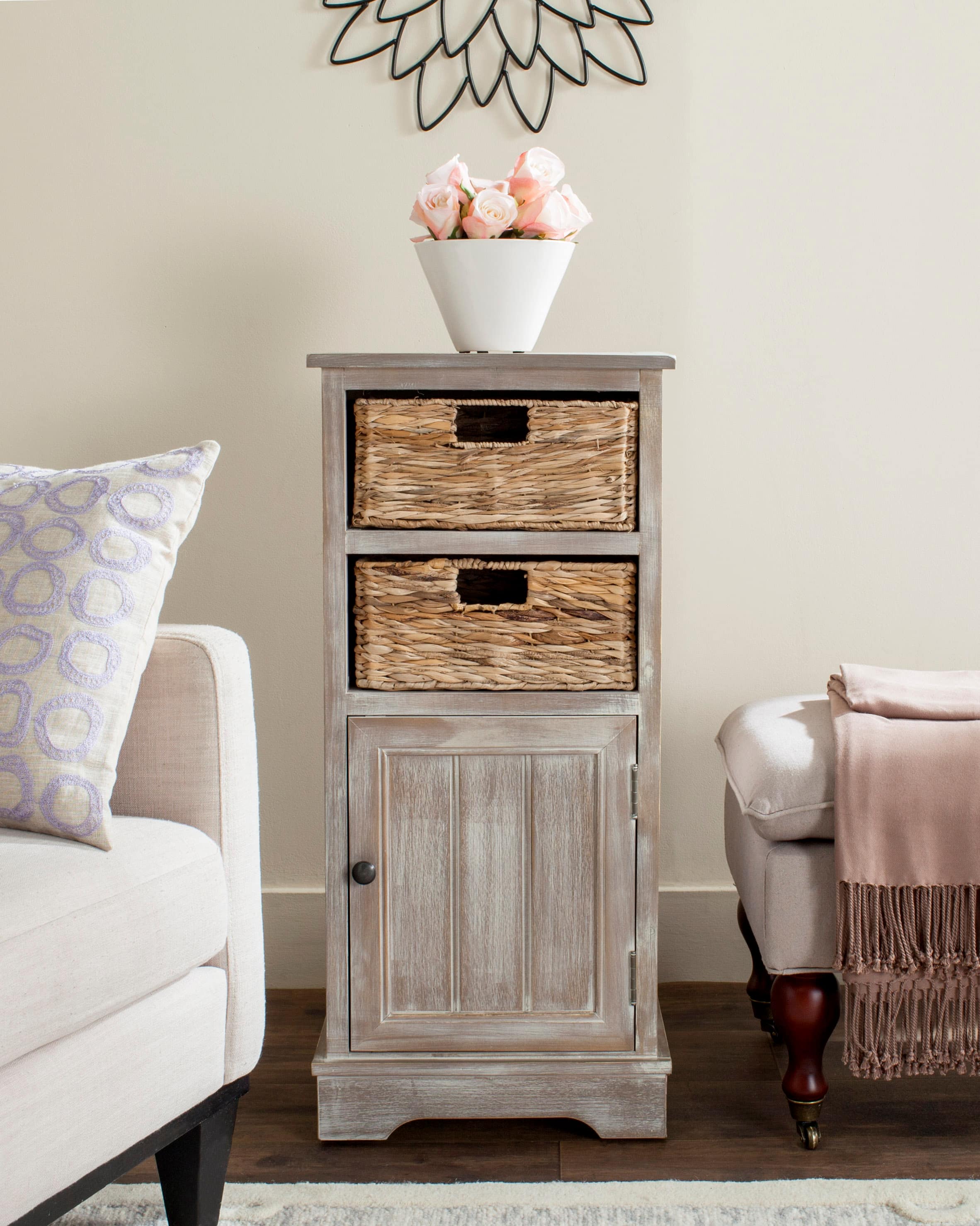 Connery Cabinet in Vintage White