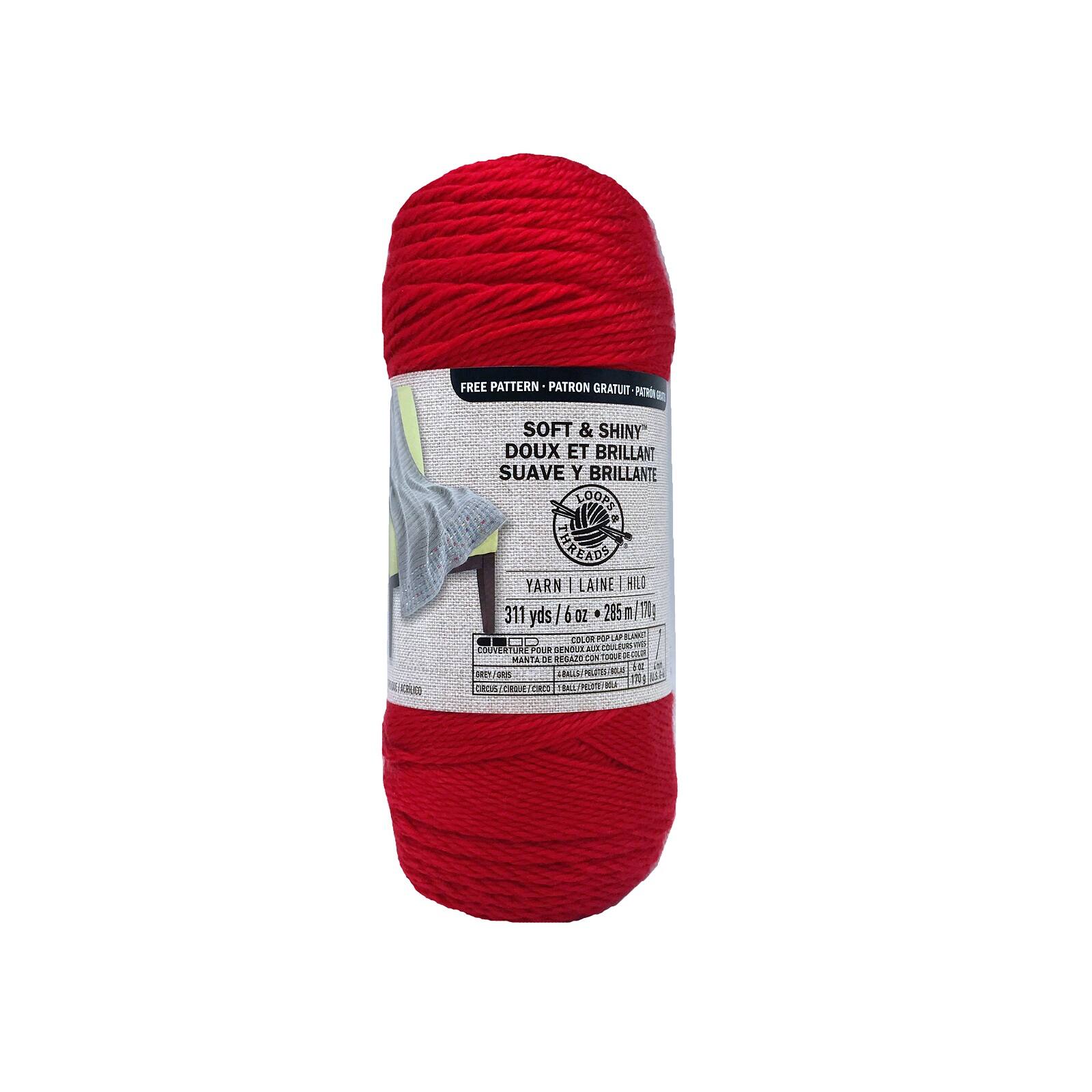 Soft & Shiny Solid Yarn by Loops & Threads®
